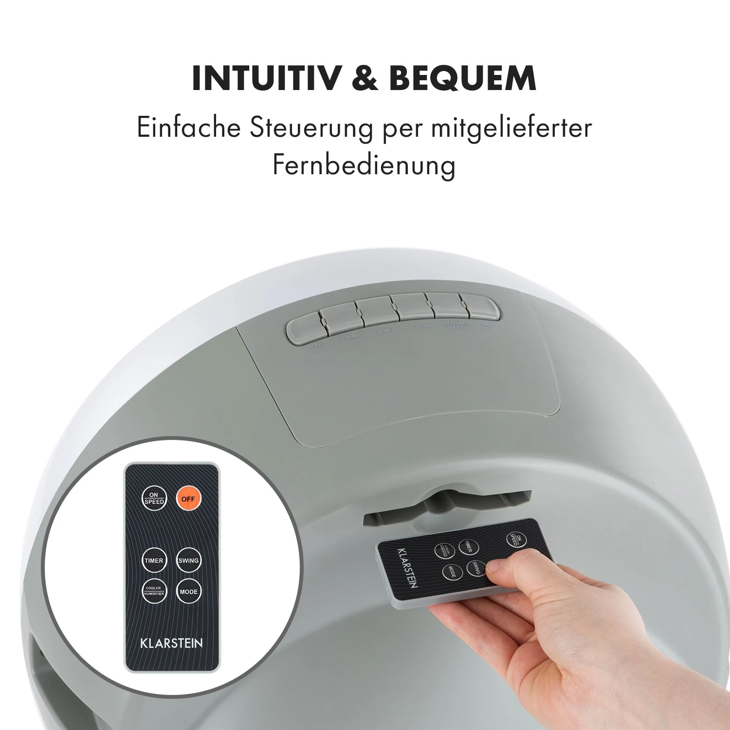 Whirlwind 3-in-1 Luftkühler Ventilator Luftbefeuchter 1600 m³/h Whirlwind 3-in-1 Luftkühler Ventilator Luftbefeuchter 1600 M³/h -Klarstein Verkaufs 10029327 de 0008 logo