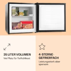 Garfield Gefrierschrank Gefrierwürfel 4-Sterne 35 L 65 W 2 Etagen -Klarstein Verkaufs 10029334 de 0003 logo