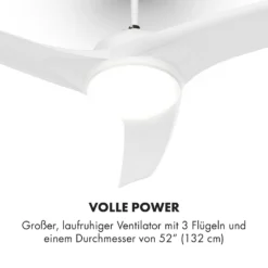 Figo 2-in-1-Deckenventilator Lampe Ø132cm 10.039m³/h Fernbedienung 2 Figo 2-in-1-Deckenventilator Lampe Ø132cm 10.039m³/h Fernbedienung -Klarstein Verkaufs 10029345 de 0003 logo