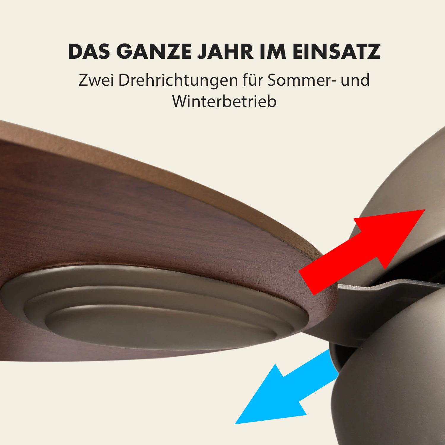Valderama Deckenventilator & Lampe Ø 42" (107 cm ) 7480 m³/h 55 dB Valderama Deckenventilator & Lampe Ø 42" (107 Cm ) 7480 M³/h 55 DB -Klarstein Verkaufs 10029347 de 0004 logo