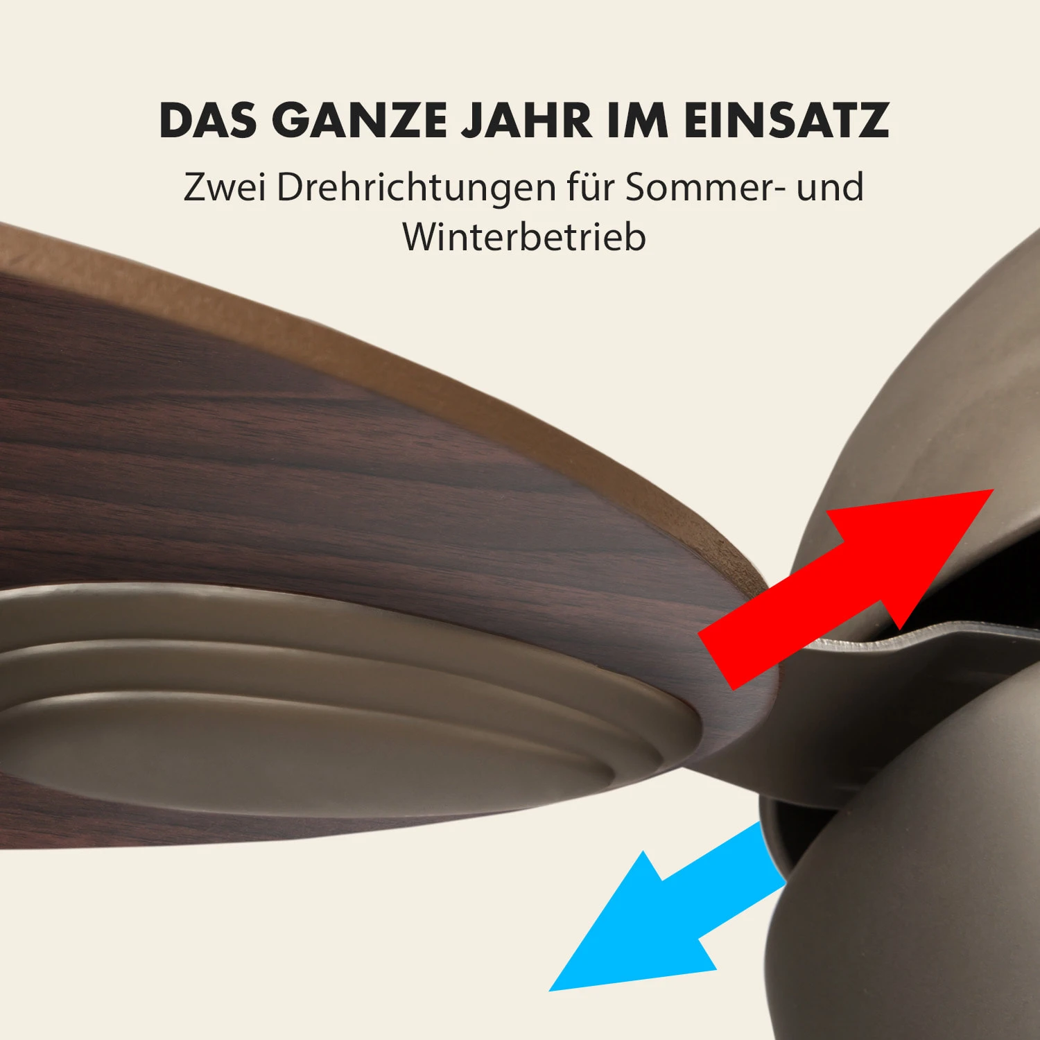 Valderama Deckenventilator & Lampe Ø 42" (107 cm ) 7480 m³/h 55 dB Valderama Deckenventilator & Lampe Ø 42" (107 Cm ) 7480 M³/h 55 DB -Klarstein Verkaufs 10029348 de 0004 logo