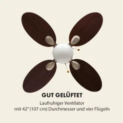 Valderama Deckenventilator & Lampe Ø 42" (107 Cm ) 7480 M³/h 55 DB 5 Valderama Deckenventilator & Lampe Ø 42" (107 Cm ) 7480 M³/h 55 DB -Klarstein Verkaufs 10029348 de 0006 logo