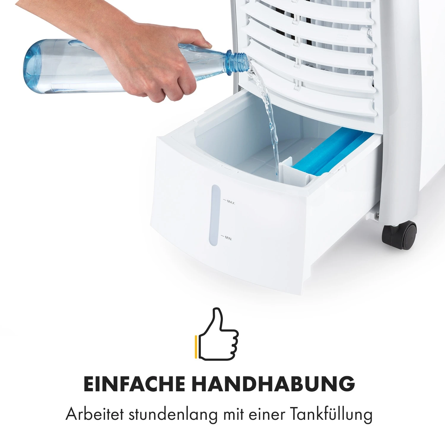 Maxfresh Ventilator Luftkühler 4-in-1 6L-Wassertank 55W Timer-Funktion Maxfresh Ventilator Luftkühler 4-in-1 6L-Wassertank 55W Timer-Funktion -Klarstein Verkaufs 10029393 de 0005 logo