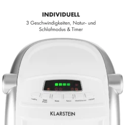Maxfresh Ventilator Luftkühler 4-in-1 6L-Wassertank 55W Timer-Funktion 6 Maxfresh Ventilator Luftkühler 4-in-1 6L-Wassertank 55W Timer-Funktion -Klarstein Verkaufs 10029393 de 0007 logo