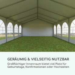 Sommerfest 5x10m 500 G/m² Partyzelt Festzelt PVC Wasserdicht Verzinkt -Klarstein Verkaufs 10029441 de 0003 logo