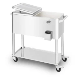 Springbreak 2000 Getränkewagen Terrassenkühlwagen 80l Edelstahl -Klarstein Verkaufs 10029647 yy 0004 logo