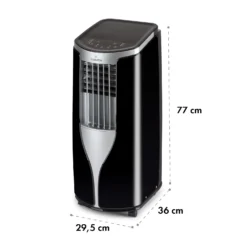 New Breeze 7 Mobile Klimaanlage 7000BTU 2,1kW 34m² Mobil Fernbedienung -Klarstein Verkaufs 10029703 yy 0011 dimensions