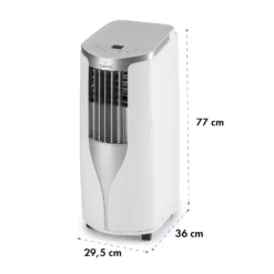 New Breeze 9 Mobile Klimaanlage 4-in-1 9.000 BTU / 2,6 KW Mobil Timer -Klarstein Verkaufs 10029704 yy 0011 dimensions