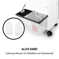 Baltic Blue 3-in-1 Luftkühler 360 M³/h 65 W 6 Ltr Fernbedienung Mobil 4 Baltic Blue 3-in-1 Luftkühler 360 M³/h 65 W 6 Ltr Fernbedienung Mobil -Klarstein Verkaufs 10029734 de 0005 logo