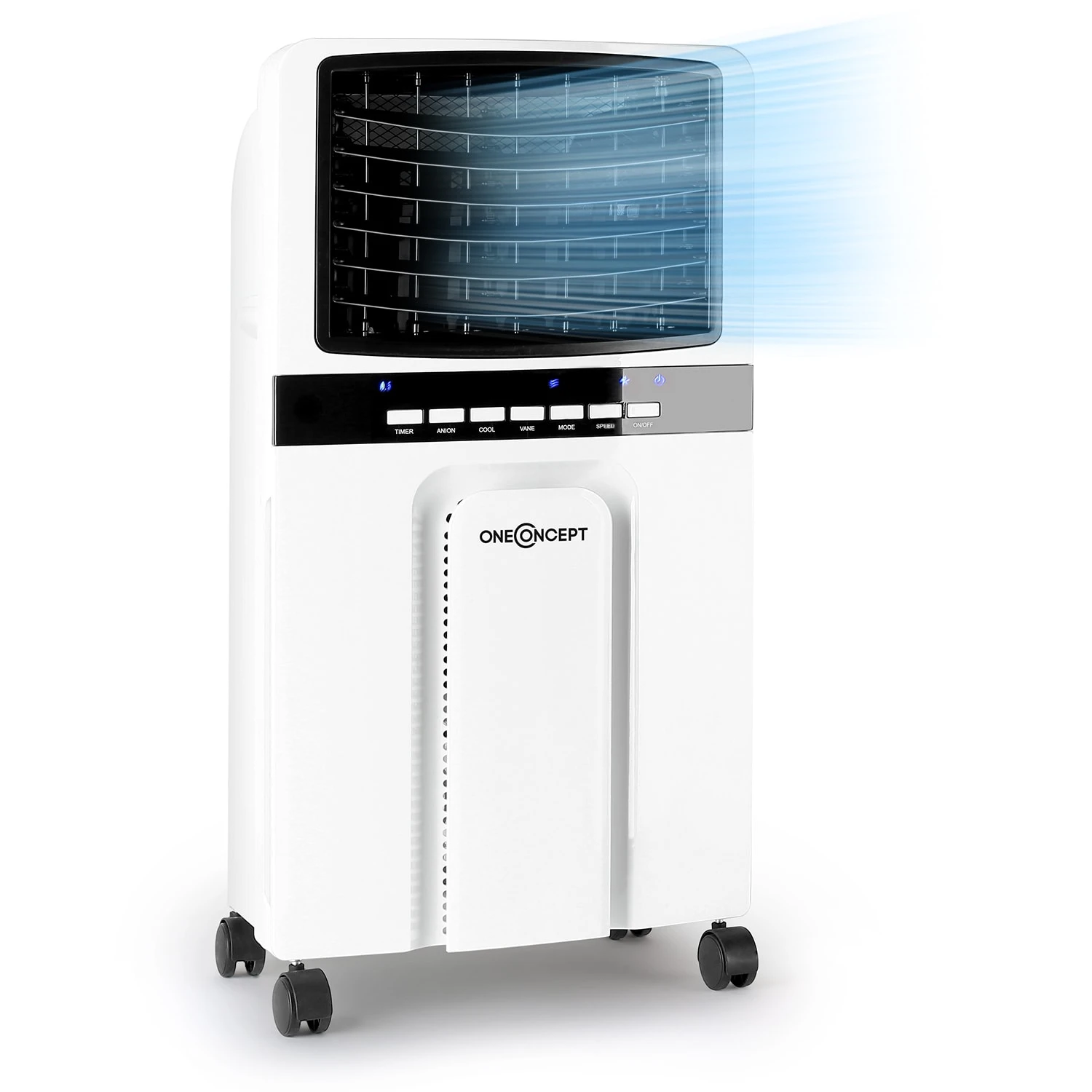 Baltic Blue 3-in-1 Luftkühler 360 m³/h 65 W 6 Ltr Fernbedienung mobil Baltic Blue 3-in-1 Luftkühler 360 M³/h 65 W 6 Ltr Fernbedienung Mobil -Klarstein Verkaufs 10029734 yy 0001 titel