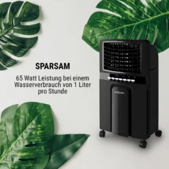 Baltic Black 3-in-1 Luftkühler 360 M³/h 65 W 6 Ltr Fernbedienung Mobil 5 Baltic Black 3-in-1 Luftkühler 360 M³/h 65 W 6 Ltr Fernbedienung Mobil -Klarstein Verkaufs 10029738 de 0006 logo