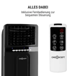 Baltic Black 3-in-1 Luftkühler 360 M³/h 65 W 6 Ltr Fernbedienung Mobil 8 Baltic Black 3-in-1 Luftkühler 360 M³/h 65 W 6 Ltr Fernbedienung Mobil -Klarstein Verkaufs 10029738 de 0009 logo