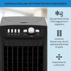 MCH-1 V2 3-in-1 Luftkühler 360 M³/h 65 W7 Ltr Fernbedienung Mobil -Klarstein Verkaufs 10029739 de 0004 usp
