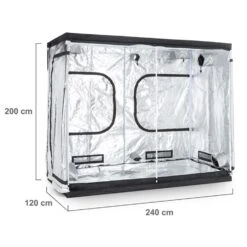 Eden Grow XL Growbox Growzelt Homegrow Indoor 240x120x200cm -Klarstein Verkaufs 10029769 yy 0004 logo grow tent