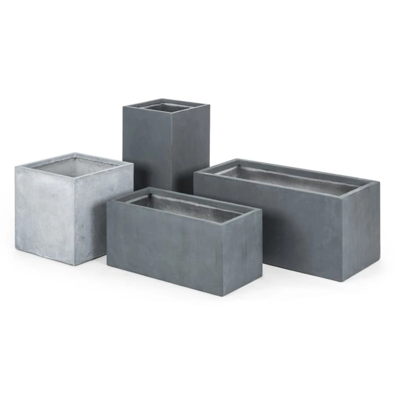 Solidflor Pflanzkübel Pflanzgefäß 79,5x38x38 cm Fiberton grau Solidflor Pflanzkübel Pflanzgefäß 79,5x38x38 Cm Fiberton Grau -Klarstein Verkaufs 10029842 yy 0004 variant Blumfeldt Solidflor Pflanztopf