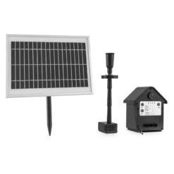 Wasserwerk 500 Wasserpumpe Solar Springbrunnen 500 L/h LED Akku -Klarstein Verkaufs 10029902 yy 0004 front Blumfeldt Wasserwerk 500 Solar Springbrunnen LED