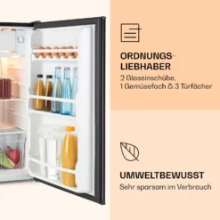 Alleinversorger Kühlschrank 91 Liter 2 Ebenen Thermostat Eisfach -Klarstein Verkaufs 10030523 de 0004 logo