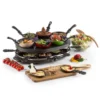 Woklette Tischgrill Raclette Wokset 1200 W 8 Personen Antihaft