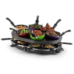 Woklette Tischgrill Raclette Wokset 1200 W 8 Personen Antihaft 4 Woklette Tischgrill Raclette Wokset 1200 W 8 Personen Antihaft -Klarstein Verkaufs 10030539 yy 0005 front oneConcept Woklette Tischgrill Raclette Wok 1200W