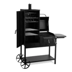 Fleischbrocken Holzkohlegrill Smoker Räucherofen BBQ-Grill Schwarz -Klarstein Verkaufs 10030554 yy 0003 titel Professional charcoal grill and smoker