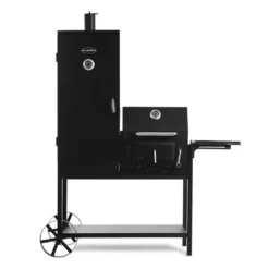 Fleischbrocken Holzkohlegrill Smoker Räucherofen BBQ-Grill Schwarz -Klarstein Verkaufs 10030554 yy 0004 detail Professional charcoal grill and smoker