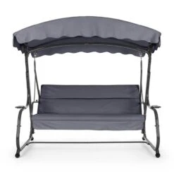 High Society Hollywoodschaukel Gartenschaukel 220 Cm Grau -Klarstein Verkaufs 10030611 yy 0003 detail Blumfeldt High Society Hollywoodschaukel dunkelblau