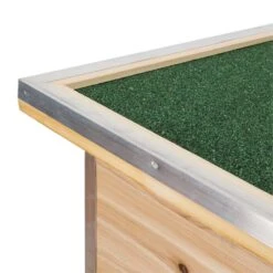 Schloss Wuff Hundehütte Größe XL 110x160x100cm Isoliert Windfang Holz -Klarstein Verkaufs 10030670 yy 0006 detail oneConcept Schloss Wuff Hundehuette 110x160x100 cm