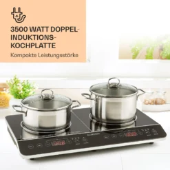 VariCook Slim Doppel-Induktionskochplatte 3500 W Timer 240° C Touch 2 VariCook Slim Doppel-Induktionskochplatte 3500 W Timer 240° C Touch -Klarstein Verkaufs 10030684 de 0003 logo