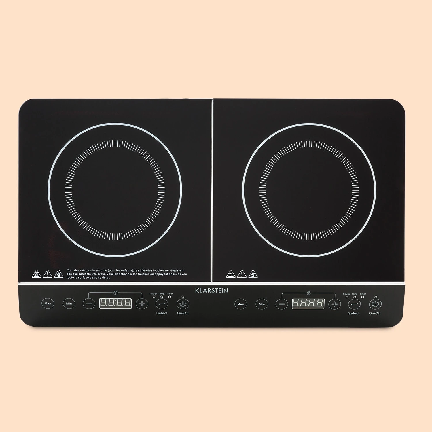 VariCook Slim Doppel-Induktionskochplatte 3500 W Timer 240° C Touch VariCook Slim Doppel-Induktionskochplatte 3500 W Timer 240° C Touch -Klarstein Verkaufs 10030684 yy 0005 logo