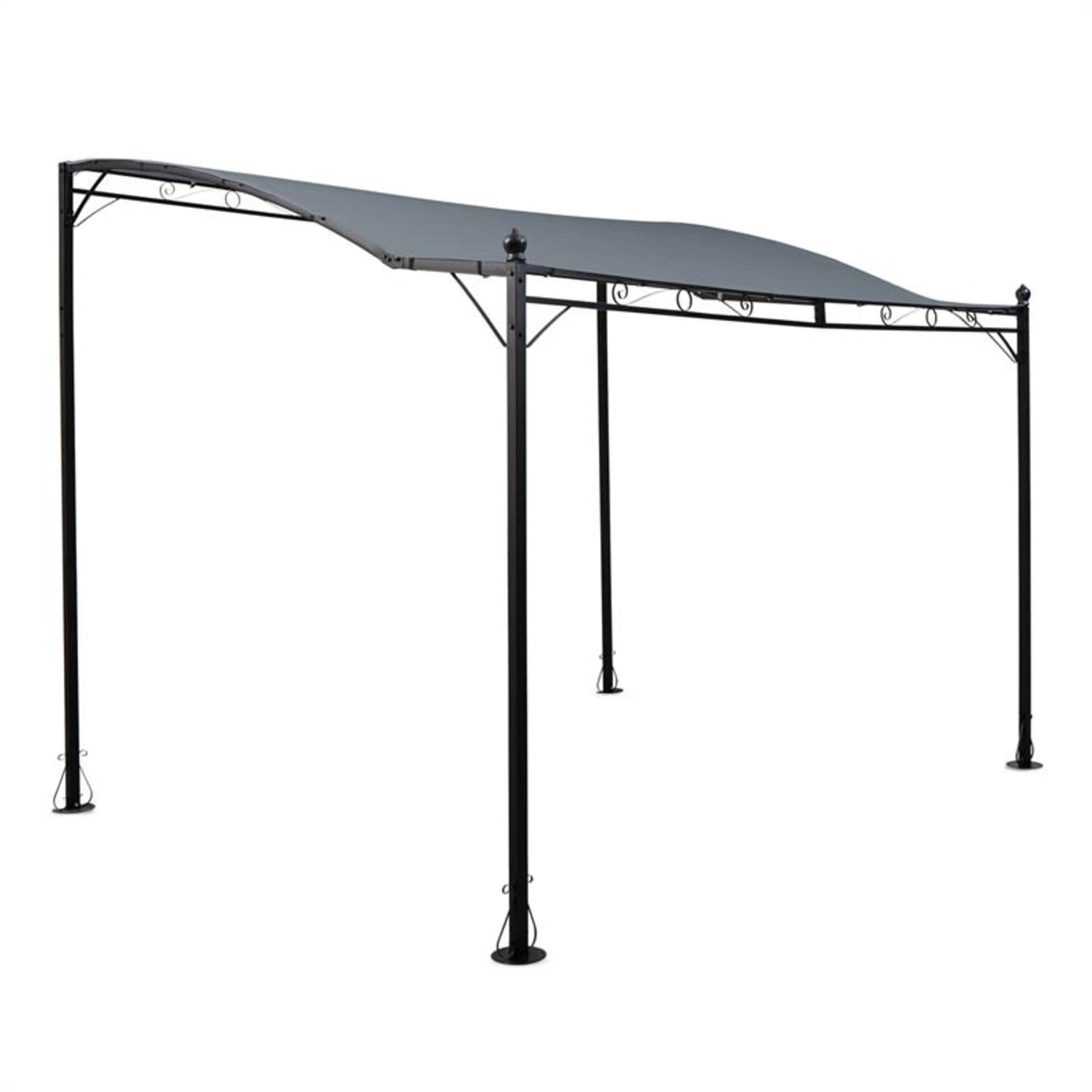 Allure Pergola Vordach Anbaupavillon 300x250cm Polyester dunkelgrau Allure Pergola Vordach Anbaupavillon 300x250cm Polyester Dunkelgrau -Klarstein Verkaufs 10030688 yy 0001 titel Blumfeldt Allure Pergola Vordach Anbaupavillon
