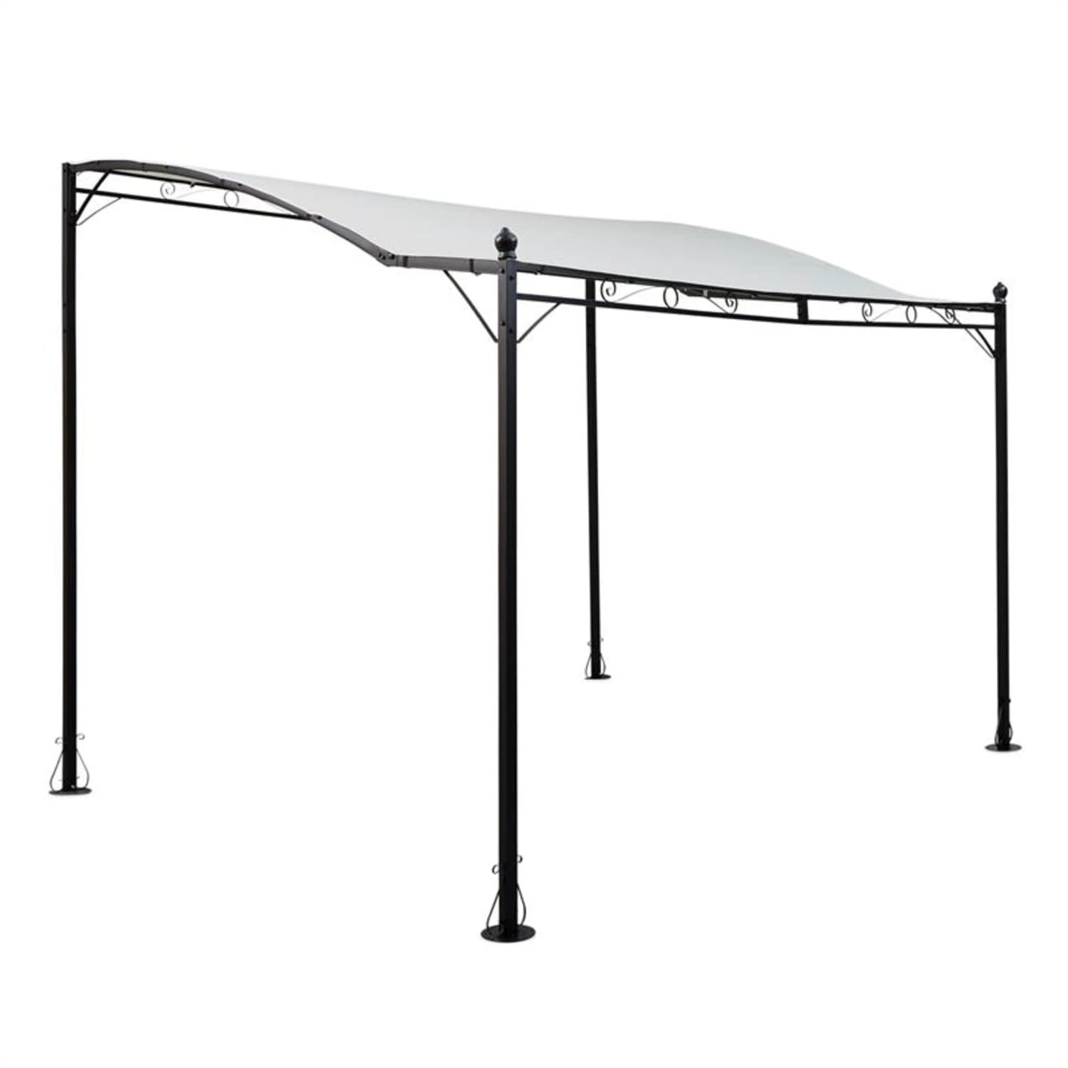 Allure Pergola Vordach Anbaupavillon 300x250cm Polyester hellbeige Allure Pergola Vordach Anbaupavillon 300x250cm Polyester Hellbeige -Klarstein Verkaufs 10030689 yy 0001 titel Blumfeldt Allure Pergola Vordach Anbaupavillon