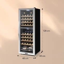Vinamour 54 Duo Weinkühlschrank 2 Zonen 148 Ltr 54 Fl Touch-Display -Klarstein Verkaufs 10030714 yy 0007 logo