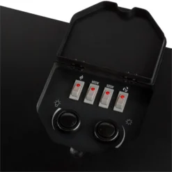 Klarstein Castillo Kaminheizung 1000/2000W Halogen-Beleuchtung -Klarstein Verkaufs 10030731 yy 0004 detail Klarstein Castillo Kaminheizung schwarz