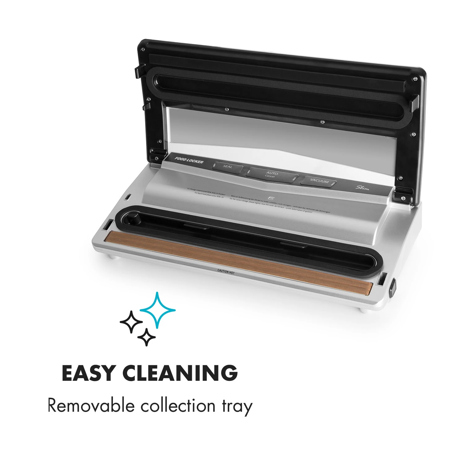 FoodLocker slim Vakuumierer 130W doppelte Schweißnaht FoodLocker Slim Vakuumierer 130W Doppelte Schweißnaht -Klarstein Verkaufs 10030778 uk 0005 logo