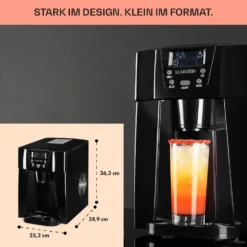 Ice Volcano 2G Eismaschine LED 12kg Je 24h 2l 6-12min Schwarz 5 Ice Volcano 2G Eismaschine LED 12kg Je 24h 2l 6-12min Schwarz -Klarstein Verkaufs 10030844 DE 0006 usp