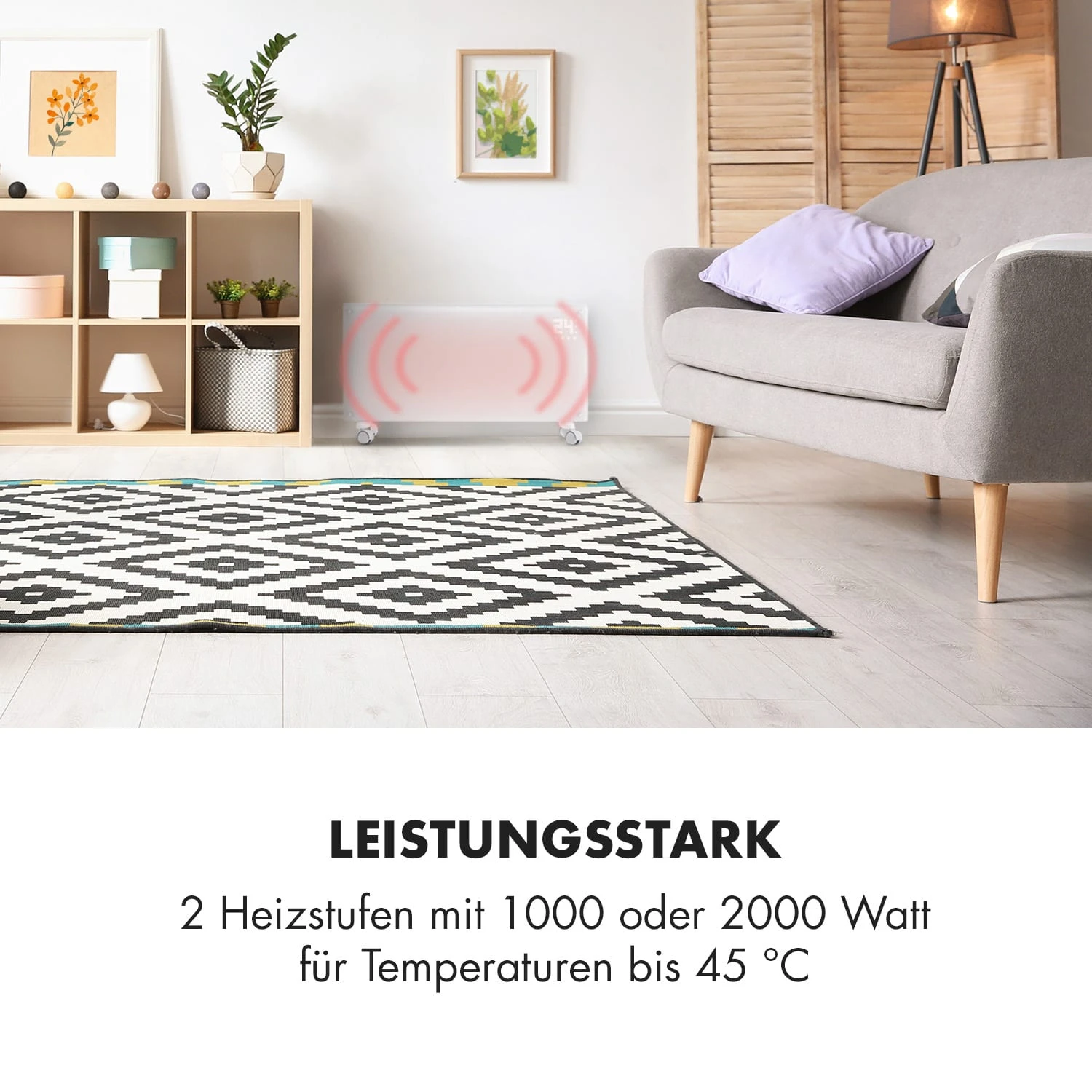 Bornholm Konvektions-Heizgerät 2000W Timer 2 Heizstufen ECO-Modus Bornholm Konvektions-Heizgerät 2000W Timer 2 Heizstufen ECO-Modus -Klarstein Verkaufs 10030917 de 0002 logo