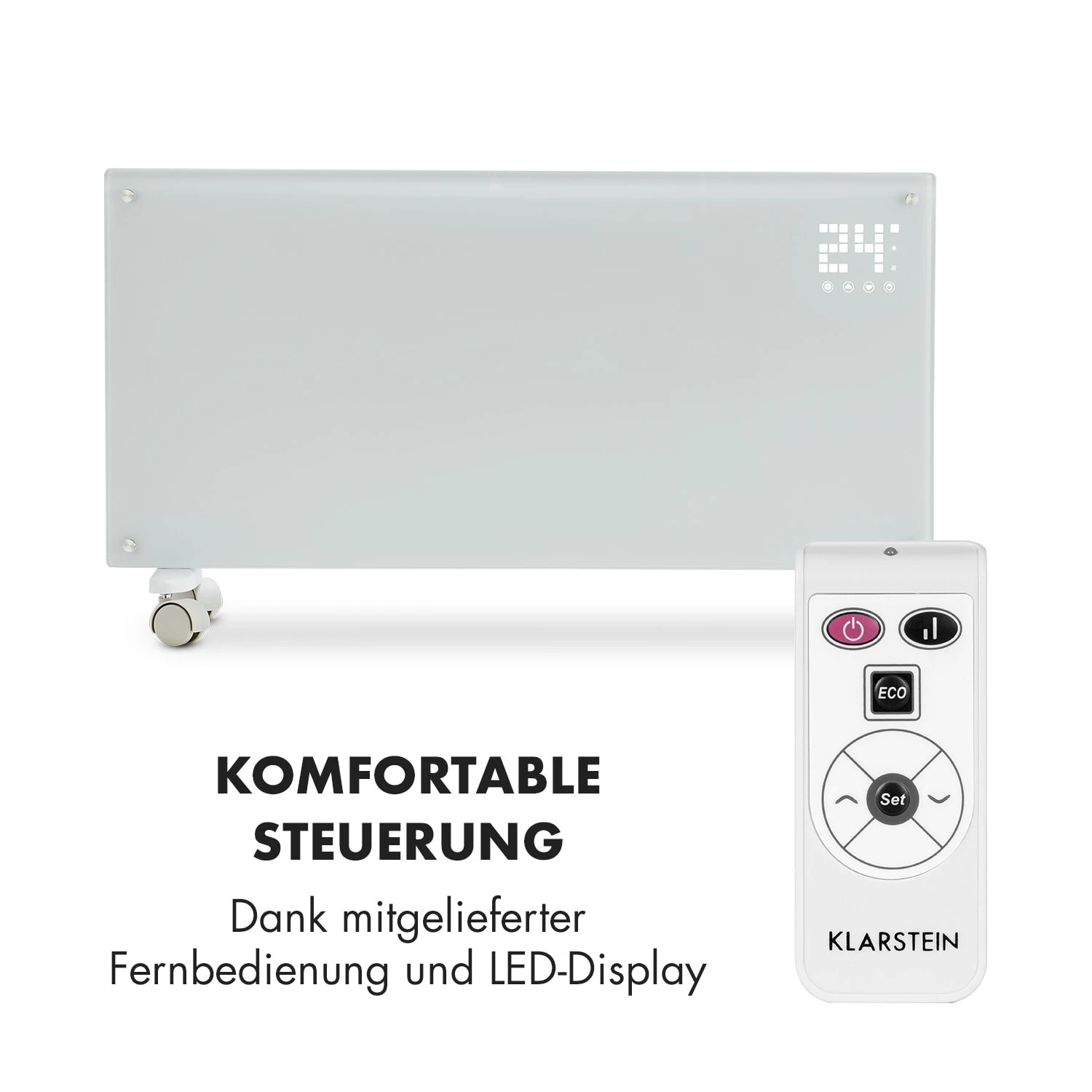 Bornholm Konvektions-Heizgerät 2000W Timer 2 Heizstufen ECO-Modus Bornholm Konvektions-Heizgerät 2000W Timer 2 Heizstufen ECO-Modus -Klarstein Verkaufs 10030917 de 0003 logo