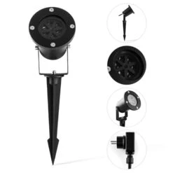 Snowdance LED-Projektor Schneeflocken 4 Farben IP64 2 Snowdance LED-Projektor Schneeflocken 4 Farben IP64 -Klarstein Verkaufs 10030936 yy 0003 detail Bumfeldt Snowdance LED Projektor Schneeflocken