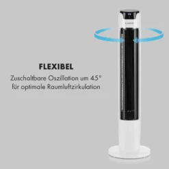 Empire State Turmventilator 37 W Luftdurchsatz: 2200 M³/h Oszillation 2 Empire State Turmventilator 37 W Luftdurchsatz: 2200 M³/h Oszillation -Klarstein Verkaufs 10030980 de 0003 logo