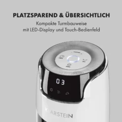 Empire State Turmventilator 37 W Luftdurchsatz: 2200 M³/h Oszillation 4 Empire State Turmventilator 37 W Luftdurchsatz: 2200 M³/h Oszillation -Klarstein Verkaufs 10030980 de 0005 logo