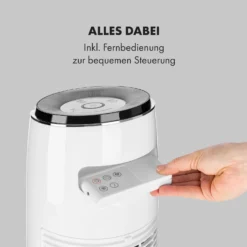 Empire State Turmventilator 37 W Luftdurchsatz: 2200 M³/h Oszillation 5 Empire State Turmventilator 37 W Luftdurchsatz: 2200 M³/h Oszillation -Klarstein Verkaufs 10030980 de 0006 logo