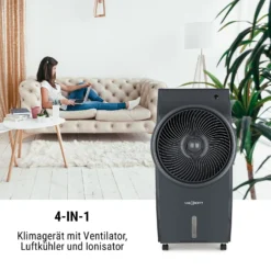 Kingcool 4-in-1 Luftkühler 2340 M³/h 95 W 8 Ltr Mobil Fernbedienung -Klarstein Verkaufs 10031342 de 0004 usp