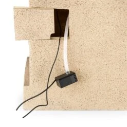 Korinth Zierbrunnen Gartenbrunnen 3W Solar LED Sandsteinoptik -Klarstein Verkaufs 10031399 yy 0005 detail Blumfeldt Korinth Zierbrunnen 3W Sandsteinoptik