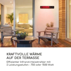 Nitro Infrarotheizstrahler Terrasse Goldröhre 1500W IP55 Fernbedienung 2 Nitro Infrarotheizstrahler Terrasse Goldröhre 1500W IP55 Fernbedienung -Klarstein Verkaufs 10031445 de 0003 logo
