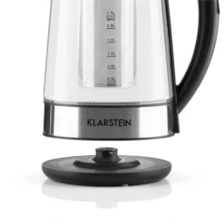 Ostfriese Wasserkocher 2-in-1 Teekocher 1,7L 2200W LED Edelstahl Glas 2 Ostfriese Wasserkocher 2-in-1 Teekocher 1,7L 2200W LED Edelstahl Glas -Klarstein Verkaufs 10031479 yy 0003 detail Klarstein Ostfriese Wasserkocher Edelstahl Glas