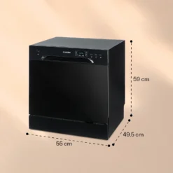 Amazonia 8 Geschirrspülmaschine 1620 Watt 8 Maßgedecke 49 DB Aquastop -Klarstein Verkaufs 10031525 yy 0006 logo