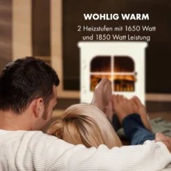 St. Moritz Elektrischer Kamin 1650W/1850W Flammenillusion Rauchfrei -Klarstein Verkaufs 10031526 de 0003 logo