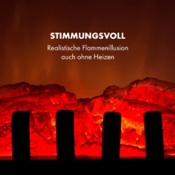 St. Moritz Elektrischer Kamin 1650W/1850W Flammenillusion Rauchfrei -Klarstein Verkaufs 10031526 de 0005 logo