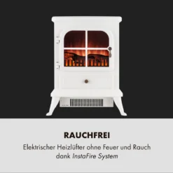 St. Moritz Elektrischer Kamin 1650W/1850W Flammenillusion Rauchfrei -Klarstein Verkaufs 10031526 de 0006 logo