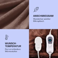 Dr. Watson XXL Heizdecke 3 Stufen Waschbar 200x180cm Mikroplüsch 2 Dr. Watson XXL Heizdecke 3 Stufen Waschbar 200x180cm Mikroplüsch -Klarstein Verkaufs 10031579 de 0003 logo